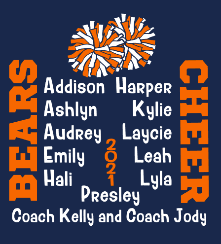 Bears Rookie Cheer Roster 2021