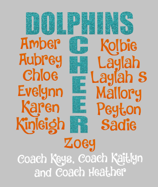 Dolphins Freshmen Cheer Roster - Keys