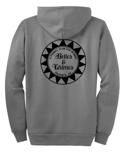 Belles & Chimes Pinball hoodie - Athletic Heather Grey
