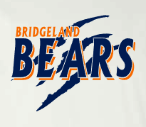 Bridgeland Bears White T-shirt adult XL, Adult M, Adult 2XL