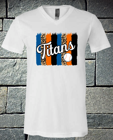 Fairfield Titans ladies brush strokes