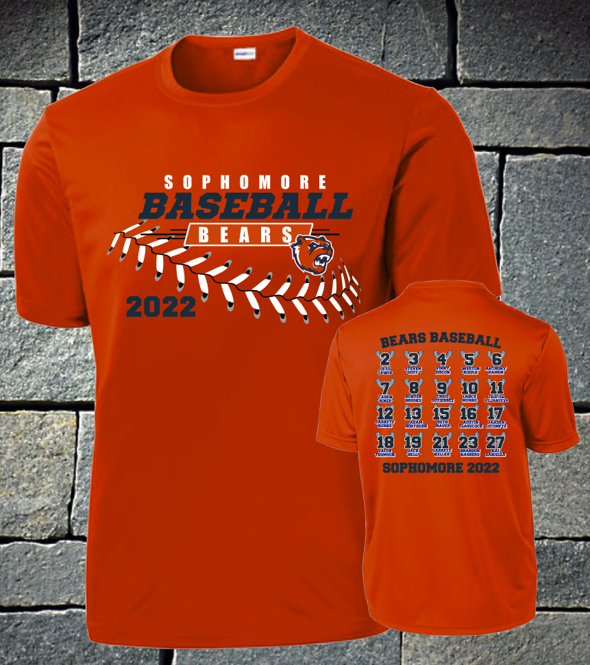 baseball roster shirt ideas