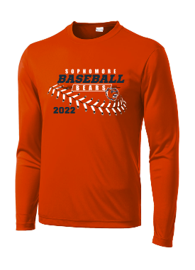 Bridgeland Bears Baseball Sophomore 2022 Roster Dri fit