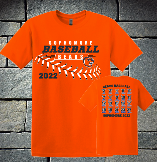 overflade Understrege Bowling Bridgeland Bears Baseball Sophomore 2022 Roster - T-shirt – I Shine By  Design