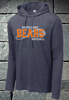 Bridgeland Bears 2022 JV Roster - long sleeve hood t-shirt