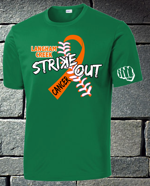 Langham Creek Strike out Cancer - 2022 - Parent shirts