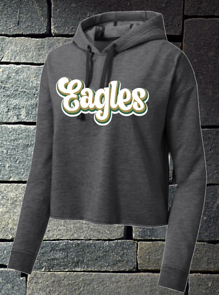 New 2022 Eagles cropped hoodie