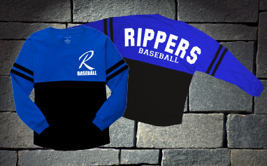 Rippers Pom Pom Jersey - Royal and Black