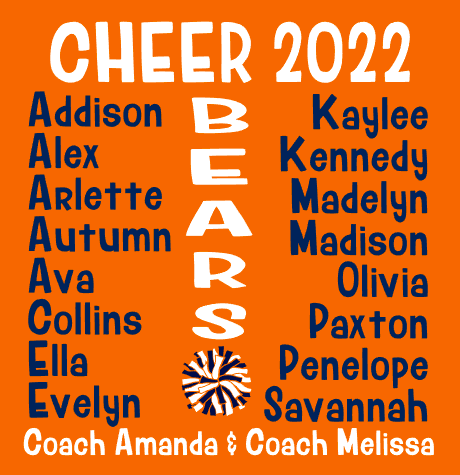 2022 Bears Cheer Flag Roster - Range