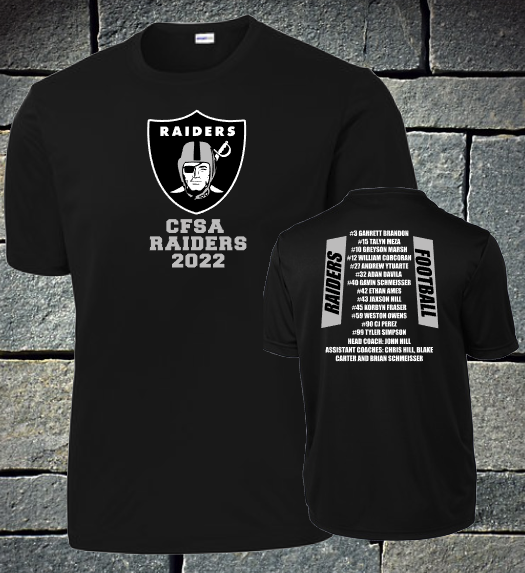 Raiders Football 2022 Roster - Brandon