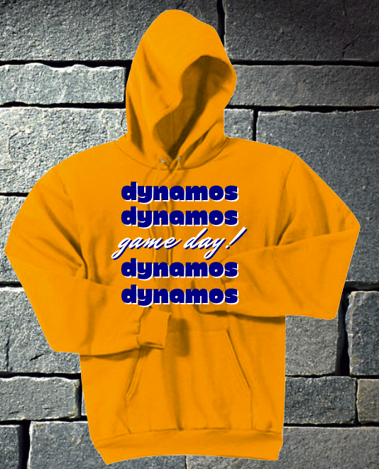 Fall 2022 Dynamos game day hoodie
