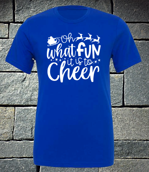 Oh what fun it is to cheer