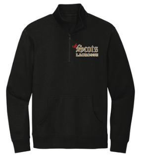 Scot's Lacrosse 1/4 zip fleece pullover