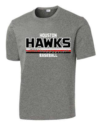 Houston Hawks Baseball three lines