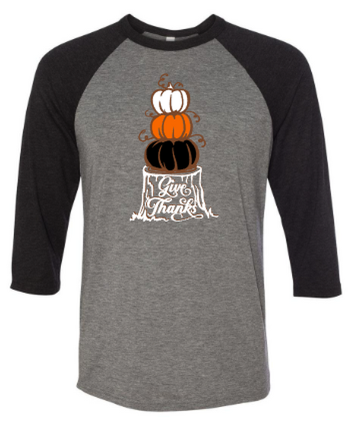 Three Color pumpkin, give thanks