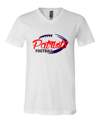 Patriots with football and laces