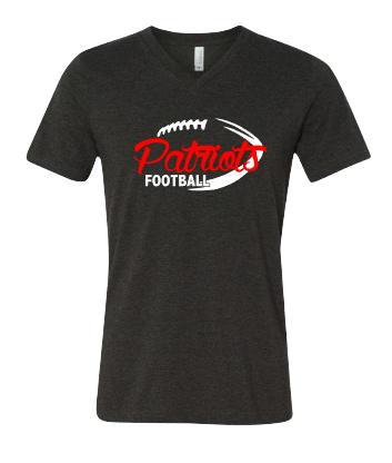 Patriots with football and laces