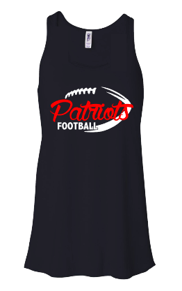 Patriots with football and laces