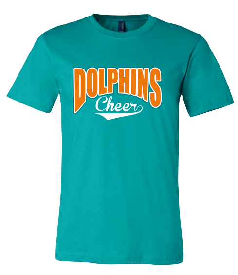 Dolphins Cheer with swoosh