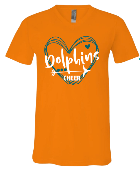 Dolphins Heart and arrow