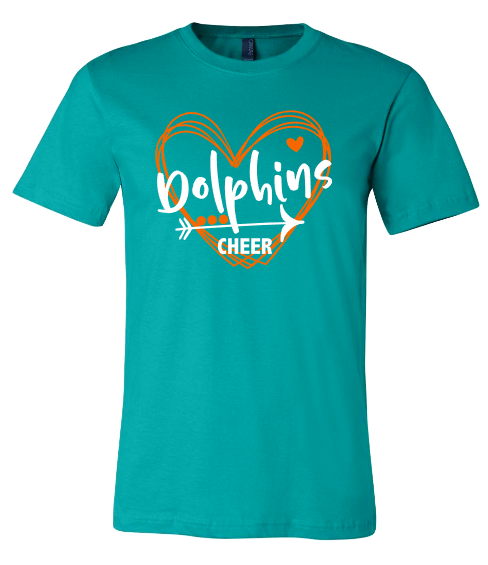 Dolphins Heart and arrow