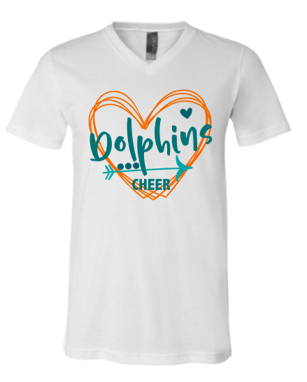 Dolphins Heart and arrow