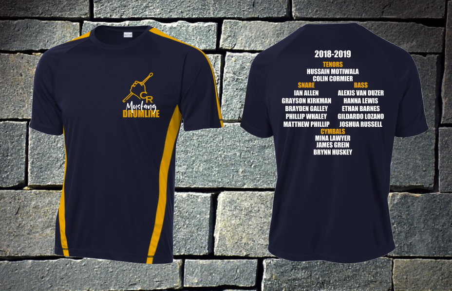 Cy Ranch Drumline Roster shirt – I Shine By Design