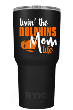Dolphins cup decals