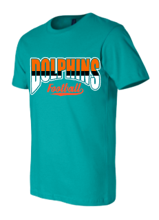 Dolphins Three Color Football