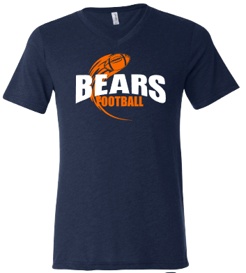 Bears Football with throwing football - ladies
