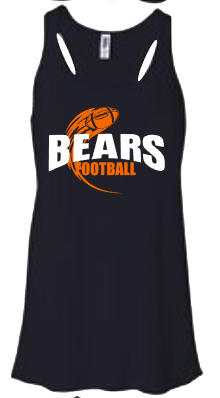 Bears Football with throwing football - ladies
