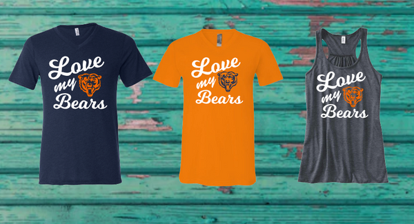 Love My Bears with bear head