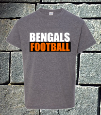 Bengals Football with block letters