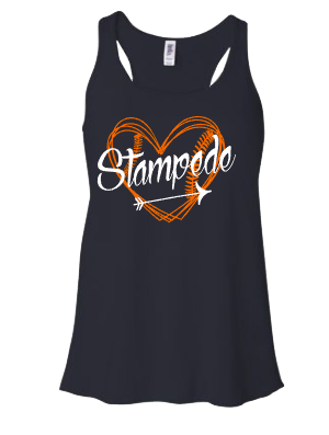 Stampede Softball Heart