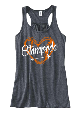 Stampede Softball Heart