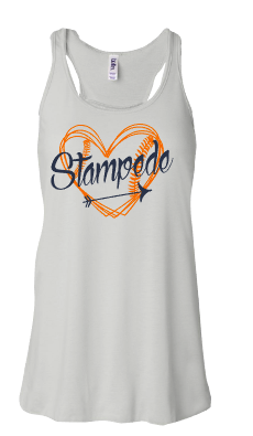 Stampede Softball Heart