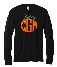 Pumpkin Monogram