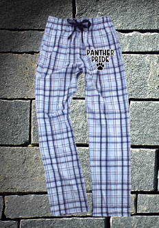 Pope Panthers Columbia Blue and Navy Flannel Pants