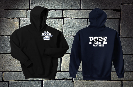 Gildan Pope Panthers with Claw Hoodie - No Zip