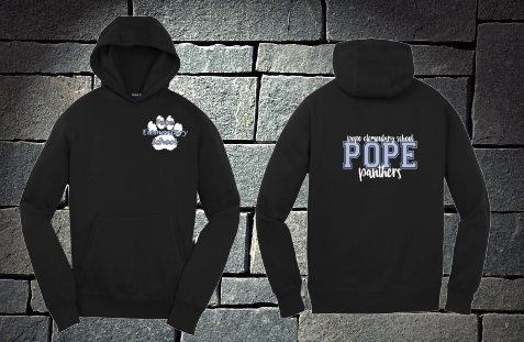 Sport Tek Pope Elementary Panthers Hoodie - No Zip