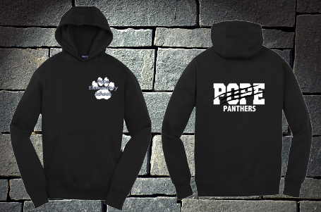 Sport Tek Pope Panthers with Claw Hoodie - No Zip