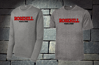 Rosehill dry fit Heathered T-shirt Track and Field - Sport tek