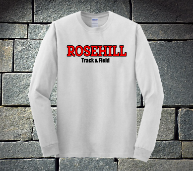 Rosehill Track and Field Heavy Cotton long sleeve - white
