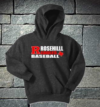 Rosehill Dark Heather Grey Texas Baseball Hoodie - P&C