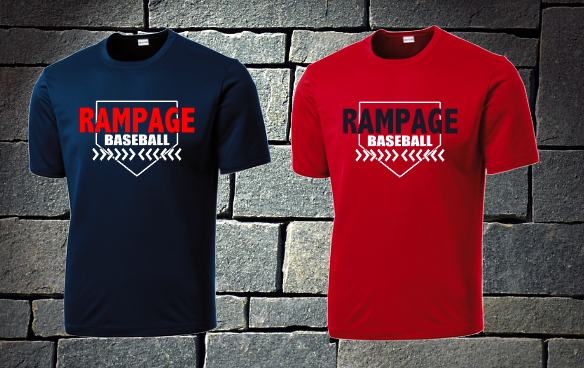 Rampage Baseball Dri fit shirt Home base