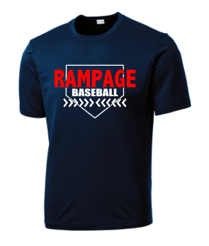 Rampage Baseball Dri fit shirt Home base