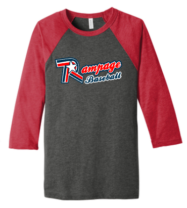Rampage Baseball Raglan