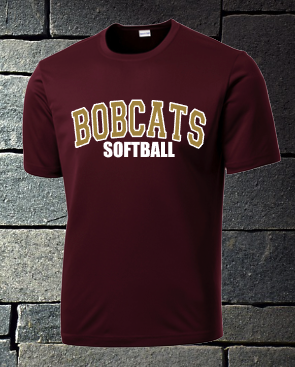 Bobcats Softball Mens T-shirt and Dri fit