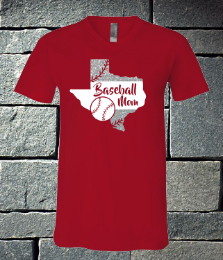 Baseball Mom State of Texas