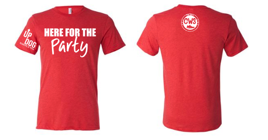 Red Triblend Party Shirt - TIR